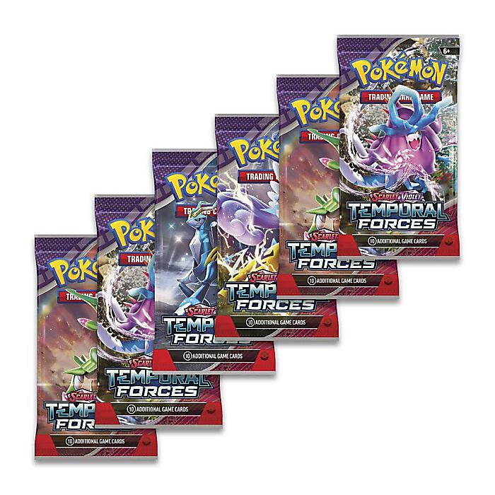 Pokemon Center(ポケモンセンター) / ポケモン TCG ポケモンカードゲーム スカーレット&バイオレット - Temporal Forces ブースターバンドル (6個パック)［英語版］【2024年3月中旬発売予定】お正月 セール 2