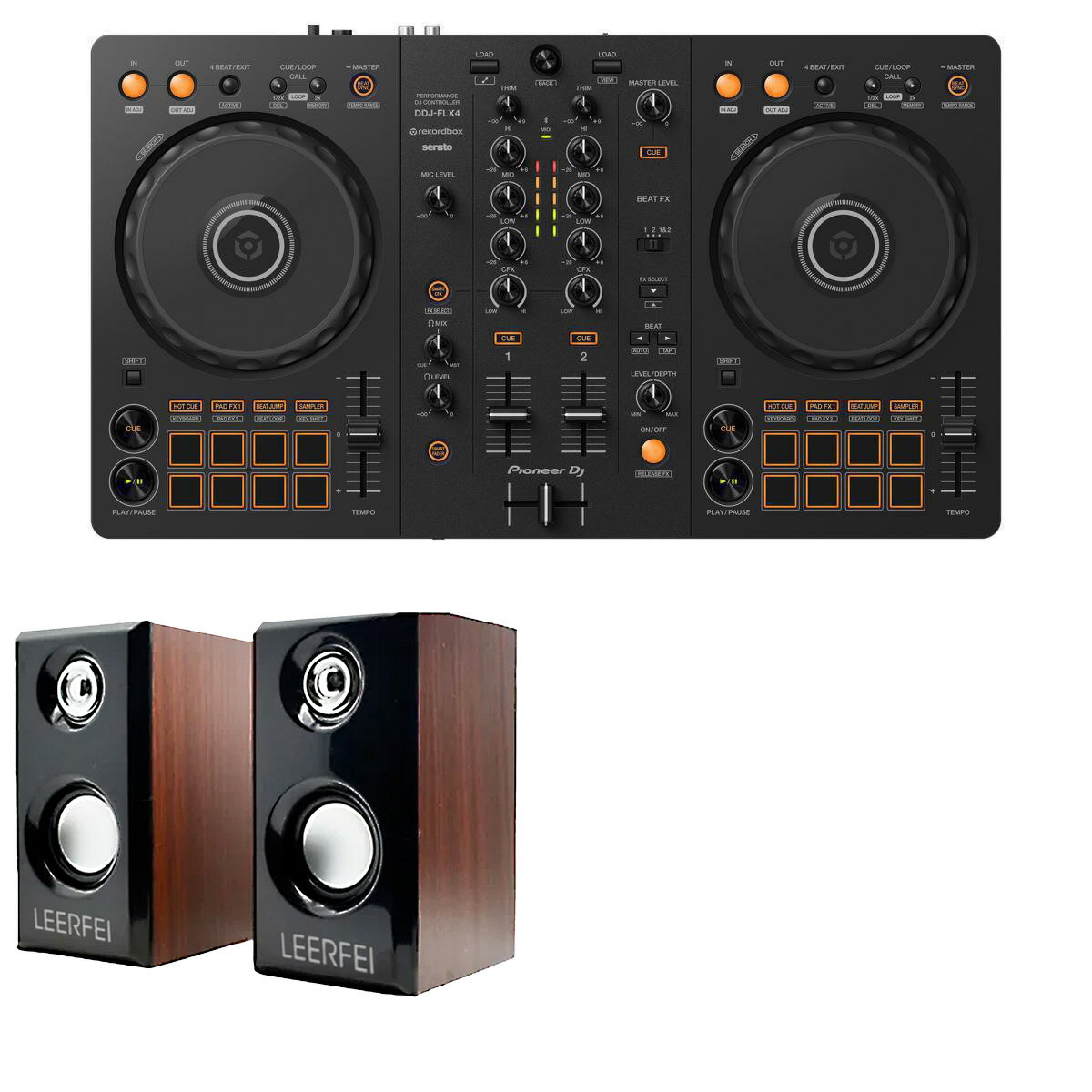 1ŵ ڹʼںMDFԡåȡ Pioneer DJ DDJ-FLX4 PCDJȥ顼 (REKORDBOX DJ...