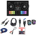 7大特典付 【スマホDJ・PC配信対応/低音ズンズンLEDスピーカーセット】Reloop(リループ) / Buddy_USB3-AB15BK_KCX85_BLK...