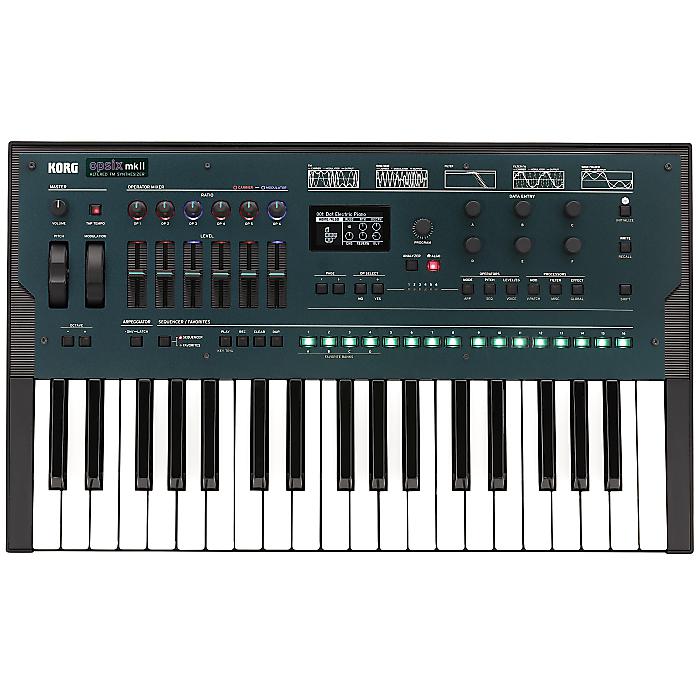 Korg(コルグ) / OPSIX MK2の事ならフレンズにご相談ください。ミュージックハウス フレンズだけの1大特典付き！ Euro Style(ユーロスタイル) / ES-OPSIX_MK2 故障・不良を防御/丸洗いOK【KORG(コルグ) / OPSIX MK2対応　伸縮強化ナイロン・ダストカバー】：1点 ♪詳細♪クリック Korg(コルグ) / OPSIX MK2の特長！あのFMシンセがパワーアップ！ Korg(コルグ) / OPSIX MK2のココが凄い！オリジナル opsix のサウンド・エンジンをベースに同時発音数とボイシングを拡張し、64 ボイスという驚異的なボイス数を搭載。優れたパフォーマンスと正確なコントロールを実現しました。 Korg(コルグ) / OPSIX MK2のメーカー説明 opsix のユニークなオペレーター・ミキサーは、FM シンセを限りなく自分の手でコントロールしやすくしたことによって、より深く実用的なワークフローを提供しました。合成機能やプログラミングを加えることでさらに豊かなサウンドを実現します。そして多くの優れたライブラリーが含まれるオリジナルの opsix、opsix SE、opsix native ソフトウェアのサウンドに完全対応しています。■64 ボイスという驚異的なボイス数に進化opsix mk II は、オリジナルの 32 ボイスの倍となる 64 ボイスを実現。同時発音数を気にすることなく、音色エディットを楽しめます。また外見ではこの製品の最大の特徴であるオペレーター・ミキサー部に新たにイメージ・カラーの緑を配しアクセントとしています。■色でわかるオペレーター・ミキサー6 つのフェーダーとノブで構成されるシンプルな opsix mk II のオペレーター・ミキサーは、すべてのサウンドの核となるものです。各パーツは赤く点灯してキャリアーを、青く点灯してモジュレーターを表します。これらを操作することで新たな音作りの可能性が広がり、あなたの音楽のアイデアに新しい命を吹き込みます。このわかりやすく実践的なワークフローは、opsix mk II が提供するサウンドと同様に Korg(コルグ) / OPSIX MK2の仕様 ■鍵盤37 鍵(ベロシティおよびリリース・ベロシティ対応)■音源システムオルタード FM 音源■最大同時発音数64 ボイス(設定によっては最大ボイス数が変化します)■外形寸法(W x D x H)565 x 338 x 90 mm■質量2.9kg■付属品AC アダプター 全て新品。ケーブル・消耗品以外メーカー1年保証書付のでご安心してお買いもの頂けます。Korg(コルグ) / OPSIX MK2の事ならフレンズにご相談ください。 ミュージックハウス フレンズだけの1点大特典付き！ Euro Style(ユーロスタイル) / ES-OPSIX_MK2 故障・不良を防御/丸洗いOK【KORG(コルグ) / OPSIX MK2対応　伸縮強化ナイロン・ダストカバー】：1点 ♪詳細♪クリック Korg(コルグ) / OPSIX MK2の特長！あのFMシンセがパワーアップ！ Korg(コルグ) / OPSIX MK2のココが凄い！オリジナル opsix のサウンド・エンジンをベースに同時発音数とボイシングを拡張し、64 ボイスという驚異的なボイス数を搭載。優れたパフォーマンスと正確なコントロールを実現しました。 Korg(コルグ) / OPSIX MK2のメーカー説明 opsix のユニークなオペレーター・ミキサーは、FM シンセを限りなく自分の手でコントロールしやすくしたことによって、より深く実用的なワークフローを提供しました。合成機能やプログラミングを加えることでさらに豊かなサウンドを実現します。そして多くの優れたライブラリーが含まれるオリジナルの opsix、opsix SE、opsix native ソフトウェアのサウンドに完全対応しています。■64 ボイスという驚異的なボイス数に進化opsix mk II は、オリジナルの 32 ボイスの倍となる 64 ボイスを実現。同時発音数を気にすることなく、音色エディットを楽しめます。また外見ではこの製品の最大の特徴であるオペレーター・ミキサー部に新たにイメージ・カラーの緑を配しアクセントとしています。■色でわかるオペレーター・ミキサー6 つのフェーダーとノブで構成されるシンプルな opsix mk II のオペレーター・ミキサーは、すべてのサウンドの核となるものです。各パーツは赤く点灯してキャリアーを、青く点灯してモジュレーターを表します。これらを操作することで新たな音作りの可能性が広がり、あなたの音楽のアイデアに新しい命を吹き込みます。このわかりやすく実践的なワークフローは、opsix mk II が提供するサウンドと同様に Korg(コルグ) / OPSIX MK2の仕様 ■鍵盤37 鍵(ベロシティおよびリリース・ベロシティ対応)■音源システムオルタード FM 音源■最大同時発音数64 ボイス(設定によっては最大ボイス数が変化します)■外形寸法(W x D x H)565 x 338 x 90 mm■質量2.9kg■付属品AC アダプター 全て新品。ケーブル・消耗品以外メーカー1年保証書付のでご安心してお買いもの頂けます。