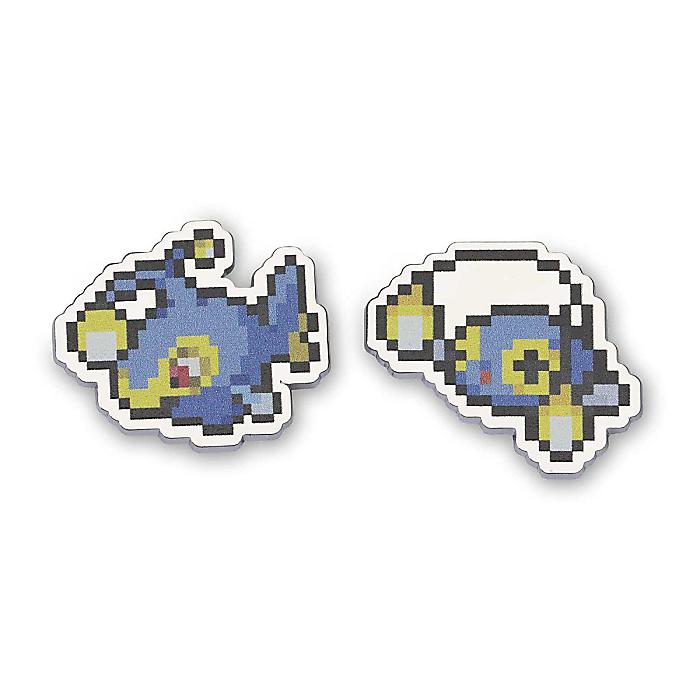 【メール便／送料無料】 Pokemon Center(ポケモンセンター) / チョンチー＆ランターン ポケモンピクセルピンバッジ 2個セット新生活応..