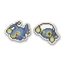 【メール便/送料無料】 Pokemon Center(ポケモンセンター) / チョンチー&ランターン ポケモンピクセルピンバッジ 2個セット新生活応援【メール便...