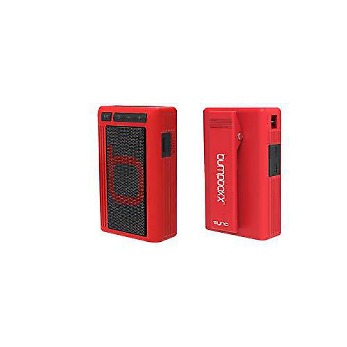 Bumpboxx(バンプボックス) レッド ポータブル ブルートゥース スピーカー Retro Pager Beeper RED MP3 FM LED 防水 …