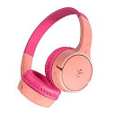 Belkin SoundForm Mini - Wireless Bluetooth Headphones Kids Built Microphone - On-Ear Earphones iPhone iPad Fire Tablet - Pink新生活応援