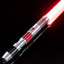 CUSTOM SABER ヘビーデュエリングスムーススイングライトセーバー 12個のサウンドフォント モーションコントロールRGBXライトセーバー 赤い柄 充電可能 無限カラーチェンジング ボリューム調整可能 大人向けギフト新生活応援