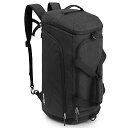 G4Free 45L 3-Way Duffle Backpack Gym Bag(ジーフォーフリー) シューコンパートメント付メンズ レディース用軽量スポーツトラベルダッフルバッグナイトオーバーナイト夏休みセール(4)