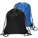 2PCS Drawstring Bags PE Bags Drawstring Gym Bag Black Draw String Bags Drawstrin...