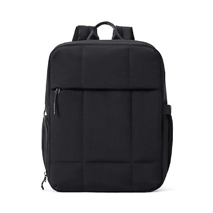 Women 039 s Lightweight Travel Backpack(ウィメンズ ライトウェイト トラベル バックパック) Puffy Black Business Bag医師用 デイパック シューコンパートメント付 15.6インチ ラップトップ 機内持ち込み可新生活応援