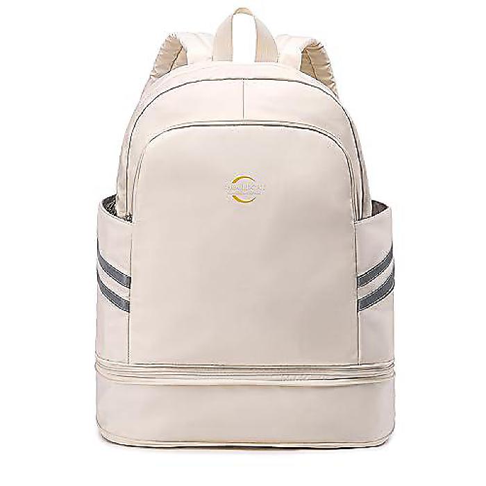 Women 039 s Laptop Backpack(ウィメンズラップトップバックパック) White , Travel Bag with Shoe Pocket, Work Purse Daypack for College新生活応援