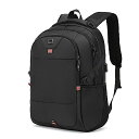 Laptop Backpack 17 Inch(17インチ) ワーターレジスタント バックパック コレッジ トラベル デイパック アンチセフト with USB...