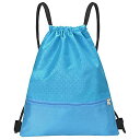 ドローストリングバックパック Waterproof Draw String Back Sack(ウォータープルーフ ドローストリング バックサック) ジップポケ...
