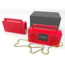 Bumpboxx ネックレス型ブルートゥーススピーカー 24インチゴールドプレートチェーン付 MICROBOOM RED夏休スペシャル