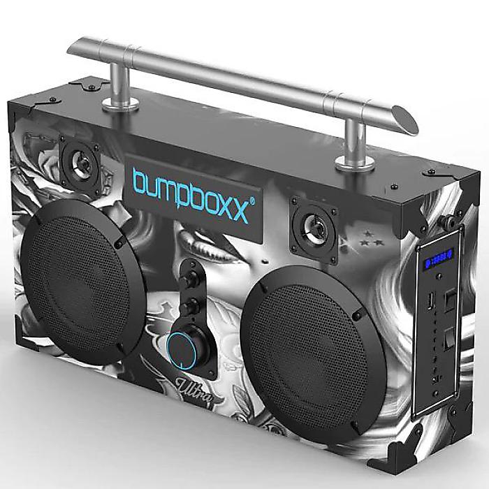 Bumpboxx Bluetooth Boombox Ultra レトロブームボックス ブルートゥーススピーカー リチウムバッテリー 軽量ストラップ付 Tatted新生活応援