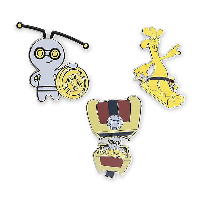 Pokemon Center(ポケモンセンター) / コレクレー（はこフォルム）、コレクレー（とほフォルム）、サーフゴーのピンバッジ (3個セット)