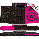 【マゼンタ/ブラック】12inch SKINZ / Pioneer Opus Quad Skinz - Sound Engineering(GLOW)