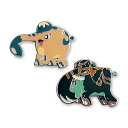 【メール便/送料無料】 Pokemon Center(ポケモンセンター) / ゾウドウ&ダイオウドウ ポケモンピンバッジ 2個セット母の日 セール【メール便/送...