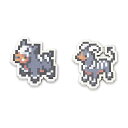 【メール便/送料無料】 Pokemon Center(ポケモンセンター) / デルビル&ヘルガー ポケモンピクセルピンバッジ 2個セット夏休みセール【メール便/...