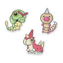 【メール便/送料無料】 Pokemon Center(ポケモンセンター) / キャタピー&ビードル&ケムッソ ステッカー (3枚パック)バレンタイン セール【メ...