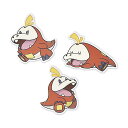 【メール便/送料無料】 Pokemon Center(ポケモンセンター) / ホゲータ ステッカー (3枚パック)バレンタイン セール【メール便/送料無料】