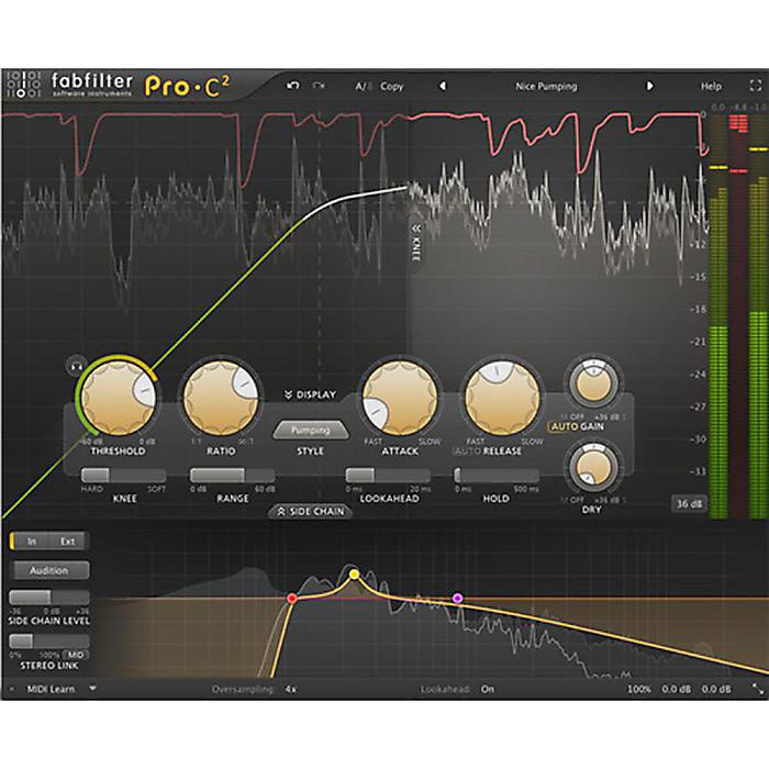 【30%OFFセール！-5/1まで】FabFilter(ファブフィルター ) / Pro-C2 - コンプレッサープラグイン - 【オンライン納品/メール納品】母の日 セール