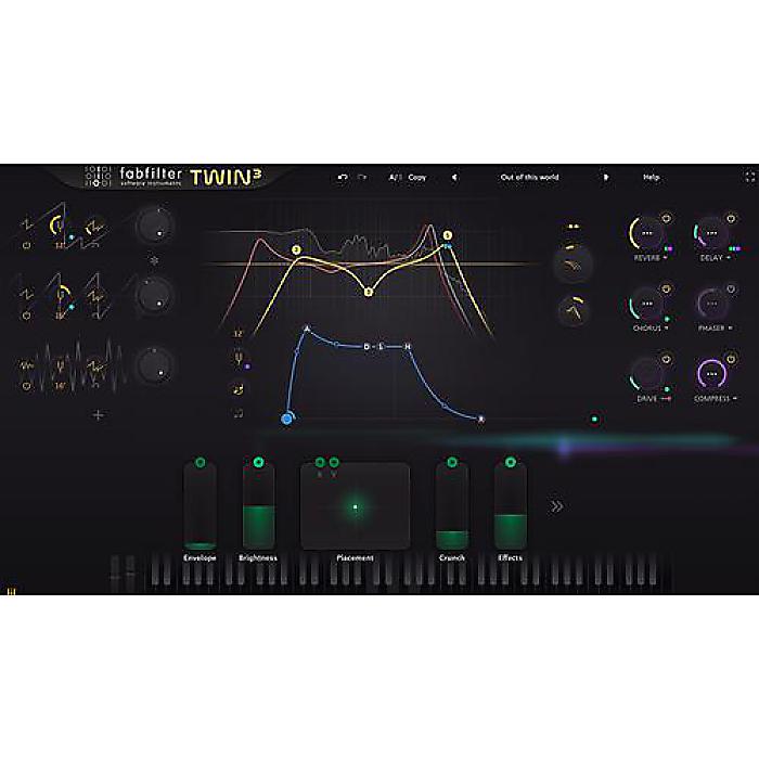 FabFilter(ファブフィルター ) / Twin 3 (アップグレード版) - バーチャル・アナログ・シンセサイザー -母の日 セール