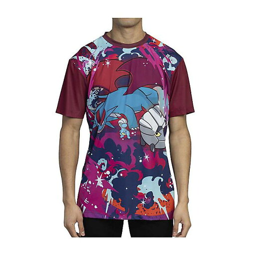 Pokemon Center(ポケモンセンター) / ボーマンダ ブライト&ボールド Tシャツ (大人用/XSサイズ) by Powerhouse Pokemon新生活応援 Pokemon Center(ポケモンセンター) / ボーマンダ ブライト&ボールド Tシャツ (大人用/XSサイズ) by Powerhouse Pokemon新生活応援