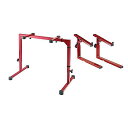 K&M ( ケーアンドエム ) / 18810 キーボードスタンド Omega Red 2段積みセット新生活応援