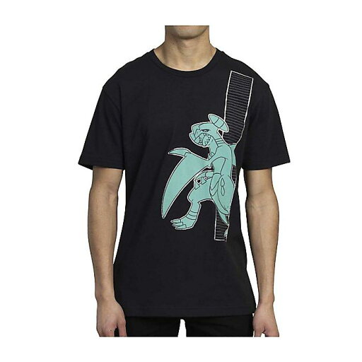 Pokemon Center(ポケモンセンター) / ガブリアス スリークブラック Tシャツ (大人用/4XLサイズ) by Powerhouse Pokemon新生活応援 Pokemon Center(ポケモンセンター) / ガブリアス スリークブラック Tシャツ (大人用/4XLサイズ) by Powerhouse Pokemon新生活応援