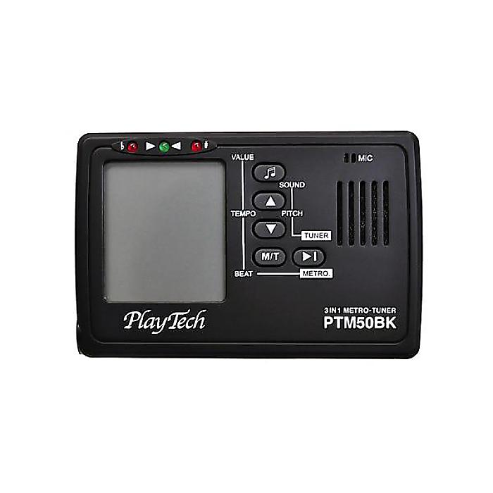 PLAYTECH ( プレイテック ) / PTM-50BK チューナーメトロノーム マイク付き夏休みセール