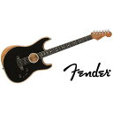 FENDER ( フェンダー ) / American Acoustasonic Strat Ebony Black夏休みセール