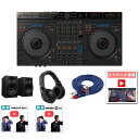 6大特典付 【初心者安心純正スピーカー・ヘッドフォンセット(DM-40D/HDJ-X5-K)】AlphaTheta(アルファシータ) / DDJ-GRV6_DM...