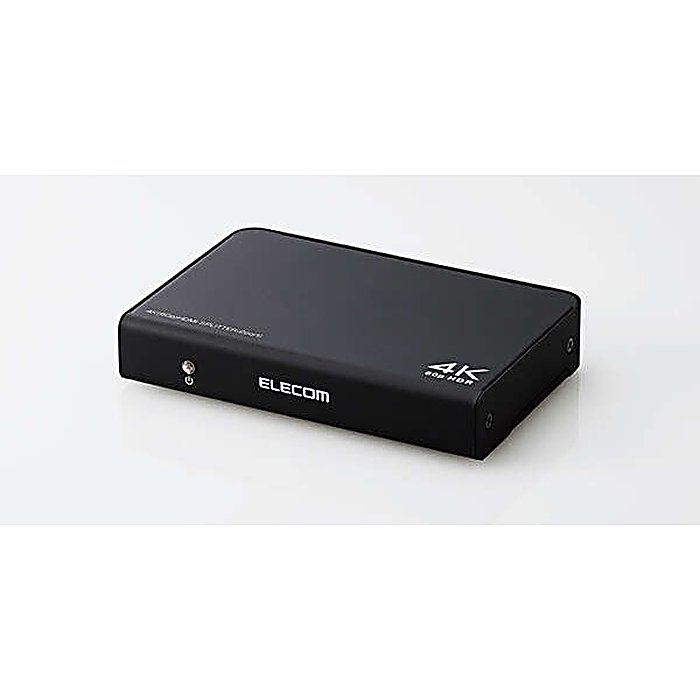 Elecom(エレコム) / VSP-HDP12BKの事ならフレンズにご相談ください。 Elecom(エレコム) / VSP-HDP12BKの特長！ELECOM VSP-HDP12BK HDMI分配器 Elecom(エレコム) / VSP-HDP12BKのココが凄い！パソコンやゲーム機のHDMI出力を2台の表示機器へ同時配信できるコンバーター。4K高解像度映像に対応し、映像と音声を高品質のまま転送します。 Elecom(エレコム) / VSP-HDP12BKのメーカー説明 ELECOM VSP-HDP12BKいーれこむ ぶいえすぴー えいちでぃーぴー12びーけーHDMI入力を2系統に分配し、複数のディスプレイやプロジェクターへ同時に配信できるコンバーターです。映像と音声を高品質のまま転送でき、最大4K解像度での出力に対応しています。●主な特徴・パソコンやゲーム機などのHDMI信号に対応・2台のディスプレイやプロジェクターへの同時分配出力が可能・最大4096×2160 60Hz解像度で動作・映像と音声の高品質転送ELECOMは、快適なデジタルライフを実現する映像・音声機器の開発・販売を行うメーカーです。 Elecom(エレコム) / VSP-HDP12BKの仕様 用途：HDMI分配対応解像度：最大4096×2160 60Hz出力数：2系統Elecom(エレコム) / VSP-HDP12BKの事ならフレンズにご相談ください。 Elecom(エレコム) / VSP-HDP12BKの特長！ELECOM VSP-HDP12BK HDMI分配器 Elecom(エレコム) / VSP-HDP12BKのココが凄い！パソコンやゲーム機のHDMI出力を2台の表示機器へ同時配信できるコンバーター。4K高解像度映像に対応し、映像と音声を高品質のまま転送します。 Elecom(エレコム) / VSP-HDP12BKのメーカー説明 ELECOM VSP-HDP12BKいーれこむ ぶいえすぴー えいちでぃーぴー12びーけーHDMI入力を2系統に分配し、複数のディスプレイやプロジェクターへ同時に配信できるコンバーターです。映像と音声を高品質のまま転送でき、最大4K解像度での出力に対応しています。●主な特徴・パソコンやゲーム機などのHDMI信号に対応・2台のディスプレイやプロジェクターへの同時分配出力が可能・最大4096×2160 60Hz解像度で動作・映像と音声の高品質転送ELECOMは、快適なデジタルライフを実現する映像・音声機器の開発・販売を行うメーカーです。 Elecom(エレコム) / VSP-HDP12BKの仕様 用途：HDMI分配対応解像度：最大4096×2160 60Hz出力数：2系統
