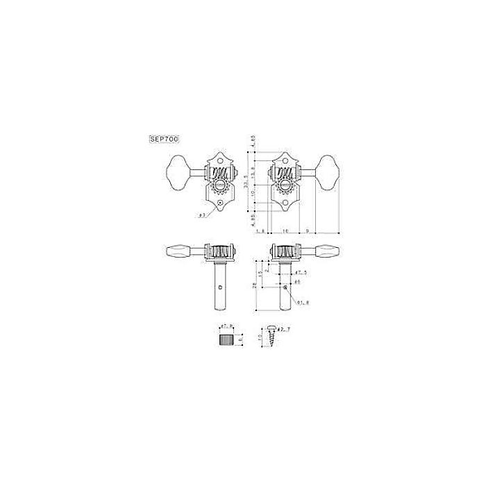 GOTOH / SEP700-06M-L3+R3-Cosmo Blackの事ならフレンズにご相談ください。 GOTOH / SEP700-06M-L3+R3-Cosmo Blackの特長！GOTOH製、ペグ配列3対3のギター用ペグ オープン...... GOTOH / SEP700-06M-L3+R3-Cosmo Blackのココが凄い！ GOTOH / SEP700-06M-L3+R3-Cosmo Blackのメーカー説明 GOTOH製、ペグ配列3対3のギター用ペグ オープンギアタイプ。スロテッドヘッド用。06Mボタン、カラー：コスモブラック。 GOTOH / SEP700-06M-L3+R3-Cosmo Blackの仕様 ■ギター用ペグ■スロテッドヘッド用■06Mボタン■3対3■コスモブラック※お取り寄せ表記のGOTOH製品は、受注生産のためお時間を頂きます。ご注文後のキャンセルは承ることができませんので予めご了承頂けますようお願いいたします。GOTOH / SEP700-06M-L3+R3-Cosmo Blackの事ならフレンズにご相談ください。 GOTOH / SEP700-06M-L3+R3-Cosmo Blackの特長！GOTOH製、ペグ配列3対3のギター用ペグ オープン...... GOTOH / SEP700-06M-L3+R3-Cosmo Blackのココが凄い！ GOTOH / SEP700-06M-L3+R3-Cosmo Blackのメーカー説明 GOTOH製、ペグ配列3対3のギター用ペグ オープンギアタイプ。スロテッドヘッド用。06Mボタン、カラー：コスモブラック。 GOTOH / SEP700-06M-L3+R3-Cosmo Blackの仕様 ■ギター用ペグ■スロテッドヘッド用■06Mボタン■3対3■コスモブラック※お取り寄せ表記のGOTOH製品は、受注生産のためお時間を頂きます。ご注文後のキャンセルは承ることができませんので予めご了承頂けますようお願いいたします。