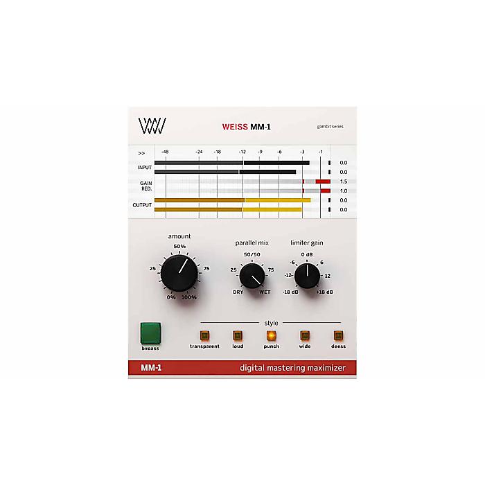 SOFTUBE ( ソフチューブ ) / Weiss MM-1 Mastering Maximizer プラグイン [メール納品]ブラックフライデー