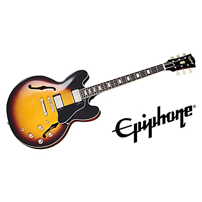 楽天市場】epiphone es-335（ブランドエピフォン）の通販