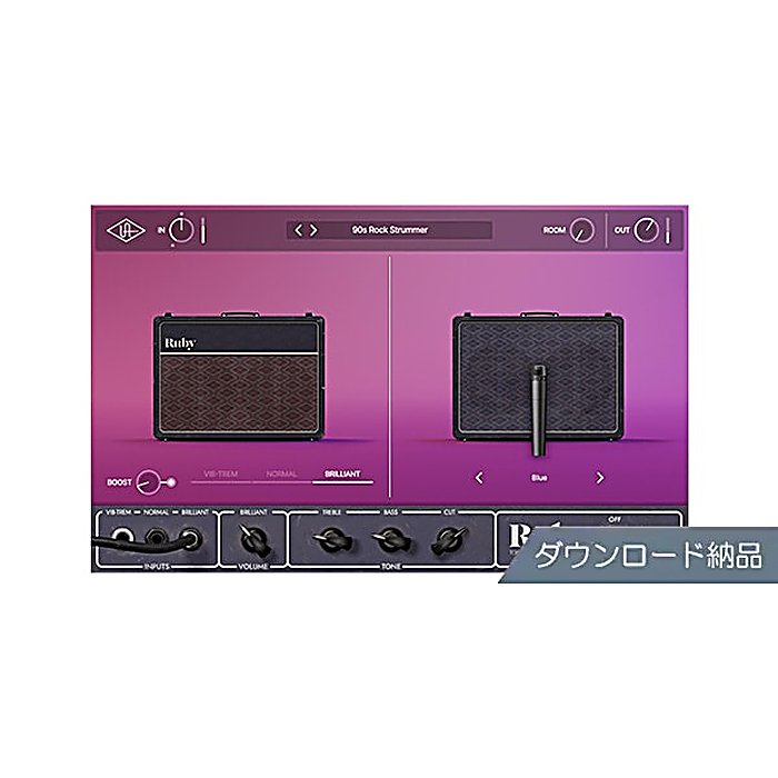 Universal Audio(ユニバーサルオーディオ) / UAD Ruby '63 Top Boost ダウンロード納品の事ならフレンズにご相談ください。 Universal Audio(ユニバーサルオーディオ) / UAD Ruby '63 Top Boost ダウンロード納品の特長！UNIVERSAL AUDIO UAD Ruby '63 T Universal Audio(ユニバーサルオーディオ) / UAD Ruby '63 Top Boost ダウンロード納品のココが凄い！ブリティッシュインヴェイジョン系のギターサウンドをプラグインで再現。DAW内でのギタートーン作成に対応します。 Universal Audio(ユニバーサルオーディオ) / UAD Ruby '63 Top Boost ダウンロード納品のメーカー説明 UNIVERSAL AUDIO UAD Ruby '63 Top Boost ダウンロード納品ユニバーサルオーディオ ユーエーディー ルビー トップブーストブリティッシュインヴェイジョン系のアンプをプラグイン化した製品です。DAW環理内でギタータイプのサウンド処理が可能になります。●主な特徴・ブリティッシュインヴェイジョン系アンプのプラグイン化・ダウンロード納品による即座の利用開始【UNIVERSAL AUDIO】世界的に認知されたオーディオプロセッシング企業として、プロフェッショナルユーザーに向けた高品質なソフトウェア・ハードウェアを開発・提供しています。 Universal Audio(ユニバーサルオーディオ) / UAD Ruby '63 Top Boost ダウンロード納品の仕様 製品形態：ダウンロード納品分類：UADプラグインUniversal Audio(ユニバーサルオーディオ) / UAD Ruby '63 Top Boost ダウンロード納品の事ならフレンズにご相談ください。 Universal Audio(ユニバーサルオーディオ) / UAD Ruby '63 Top Boost ダウンロード納品の特長！UNIVERSAL AUDIO UAD Ruby '63 T Universal Audio(ユニバーサルオーディオ) / UAD Ruby '63 Top Boost ダウンロード納品のココが凄い！ブリティッシュインヴェイジョン系のギターサウンドをプラグインで再現。DAW内でのギタートーン作成に対応します。 Universal Audio(ユニバーサルオーディオ) / UAD Ruby '63 Top Boost ダウンロード納品のメーカー説明 UNIVERSAL AUDIO UAD Ruby '63 Top Boost ダウンロード納品ユニバーサルオーディオ ユーエーディー ルビー トップブーストブリティッシュインヴェイジョン系のアンプをプラグイン化した製品です。DAW環理内でギタータイプのサウンド処理が可能になります。●主な特徴・ブリティッシュインヴェイジョン系アンプのプラグイン化・ダウンロード納品による即座の利用開始【UNIVERSAL AUDIO】世界的に認知されたオーディオプロセッシング企業として、プロフェッショナルユーザーに向けた高品質なソフトウェア・ハードウェアを開発・提供しています。 Universal Audio(ユニバーサルオーディオ) / UAD Ruby '63 Top Boost ダウンロード納品の仕様 製品形態：ダウンロード納品分類：UADプラグイン