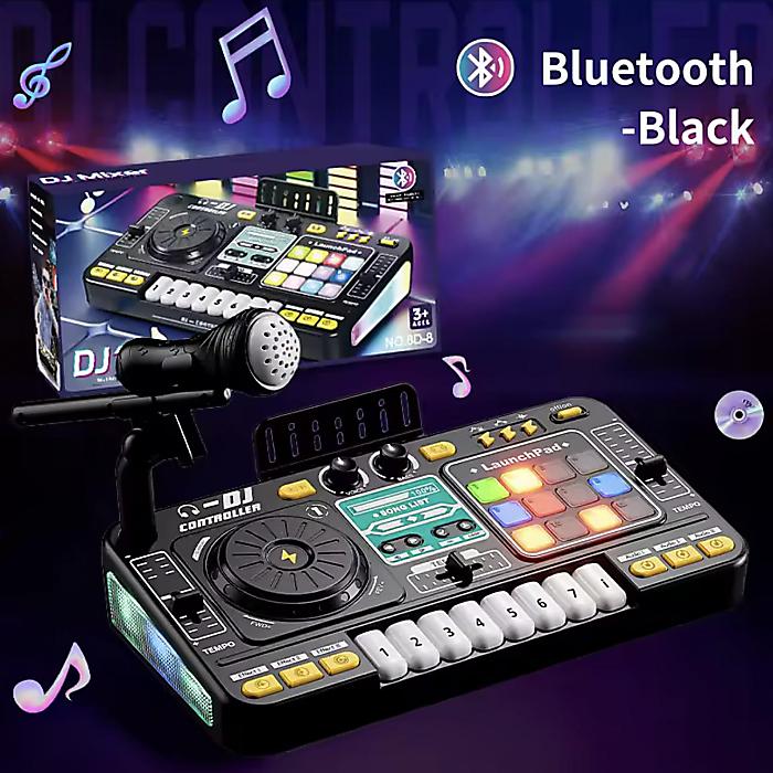 キッズ DJミキサー (ブラック) VTech KidiStar Bluetooth搭載 多機能サウンドエフェクト 子ども用 電子キーボード おもちゃ 音あそび 学習玩具 クリスマス 誕生日プレゼント 【輸入品】ブラックフライデー
