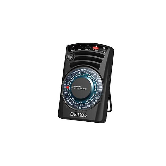 SEIKO(セイコー) / SQ60 の事ならフレンズにご相談ください。 SEIKO(セイコー) / SQ60 の特長！SEIKO製ダイヤル式メトロノーム。ダイヤルを回して...... SEIKO(セイコー) / SQ60 のココが凄い！ SEIKO(セイコー) / SQ60 のメーカー説明 SEIKO製ダイヤル式メトロノーム。ダイヤルを回して簡単にテンポ調整可能。長時間聴いても疲れにくく、耳に優しい音です。視覚からもテンポを感じられるLED表示機能搭載。手のひらサイズで持ち運びにも便利です。 SEIKO(セイコー) / SQ60 の仕様 【特徴】■ダイヤルを使ってテンポ調整が可能　Adagio/アダージョ、Vivace/ヴィヴァーチェなどの速度標語と数字それぞれが書かれています。■機械式のメトロノームを再現したテンポ音は長時間の練習にも疲れを感じさせません。アコースティックな2種類の音色から選択可能。■テンポはLEDでも表示され、ミュート時も目でを感じることができます。【仕様】■メトロノーム■テンポ：40〜208回／分（39ステップ固定）■拍子：0,2,3,4,6■基準音発振：A4またはB♭4（440-444Hz）■出力：内蔵スピーカーまたはバイ3.5mmモノラルジャック■電源：単4アルカリ乾電池2本■寸法：W62*H100*D29.5mm■重量：130g電池含むSEIKO(セイコー) / SQ60 の事ならフレンズにご相談ください。 SEIKO(セイコー) / SQ60 の特長！SEIKO製ダイヤル式メトロノーム。ダイヤルを回して...... SEIKO(セイコー) / SQ60 のココが凄い！ SEIKO(セイコー) / SQ60 のメーカー説明 SEIKO製ダイヤル式メトロノーム。ダイヤルを回して簡単にテンポ調整可能。長時間聴いても疲れにくく、耳に優しい音です。視覚からもテンポを感じられるLED表示機能搭載。手のひらサイズで持ち運びにも便利です。 SEIKO(セイコー) / SQ60 の仕様 【特徴】■ダイヤルを使ってテンポ調整が可能　Adagio/アダージョ、Vivace/ヴィヴァーチェなどの速度標語と数字それぞれが書かれています。■機械式のメトロノームを再現したテンポ音は長時間の練習にも疲れを感じさせません。アコースティックな2種類の音色から選択可能。■テンポはLEDでも表示され、ミュート時も目でを感じることができます。【仕様】■メトロノーム■テンポ：40〜208回／分（39ステップ固定）■拍子：0,2,3,4,6■基準音発振：A4またはB♭4（440-444Hz）■出力：内蔵スピーカーまたはバイ3.5mmモノラルジャック■電源：単4アルカリ乾電池2本■寸法：W62*H100*D29.5mm■重量：130g電池含む