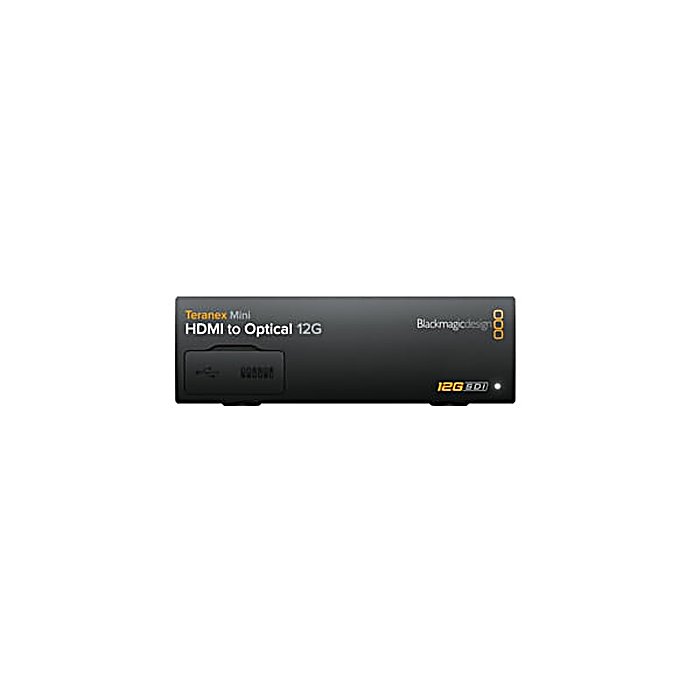 Blackmagic Design / Teranex Mini - HDMI to Optical 12Gの事ならフレンズにご相談ください。 Blackmagic Design / Teranex Mini - HDMI to Optical 12Gの特長！Blackmagic Design Teranex Mini - HDMI to Optical 12G HDMI-SDIコンバーター Blackmagic Design / Teranex Mini - HDMI to Optical 12Gのココが凄い！12G-SDI規格対応のコンバーター。HDMIで入力した映像信号を光ファイバー経由で出力できます。SD/HD/Ultra HDフォーマットに対応し、4K 60pまでの変換に対応。 Blackmagic Design / Teranex Mini - HDMI to Optical 12Gのメーカー説明 Blackmagic Design Teranex Mini - HDMI to Optical 12Gブラックマジックデザイン テラネックス ミニ エイチディーエムアイ トゥ オプティカル トゥエルブジー12G-SDI対応のコンバーター機器です。HDMIからの信号を、選択したSMPTE光ファイバーモジュールを通じて光ファイバー経由で送信できます。SD/HD/Ultra HDの各フォーマットに対応し、2160p60までの映像変換が可能です。●主な特徴・12G-SDI規格に対応・SMPTE光ファイバーモジュール対応・SD/HD/Ultra HDフォーマット対応・2160p60までの解像度に対応Blackmagic Designは映像制作・ポストプロダクション向けのハードウェア・ソフトウェアを手がける映像機器メーカーです。 Blackmagic Design / Teranex Mini - HDMI to Optical 12Gの仕様 ■ビデオコンバーター■種類：HDMI to Optical■対応規格：12G-SDI■対応フォーマット：SD/HD/Ultra HD■最大解像度：2160p60■入力：HDMI■出力：光ファイバー（SMPTE光ファイバーモジュール挿入）Blackmagic Design / Teranex Mini - HDMI to Optical 12Gの事ならフレンズにご相談ください。 Blackmagic Design / Teranex Mini - HDMI to Optical 12Gの特長！Blackmagic Design Teranex Mini - HDMI to Optical 12G HDMI-SDIコンバーター Blackmagic Design / Teranex Mini - HDMI to Optical 12Gのココが凄い！12G-SDI規格対応のコンバーター。HDMIで入力した映像信号を光ファイバー経由で出力できます。SD/HD/Ultra HDフォーマットに対応し、4K 60pまでの変換に対応。 Blackmagic Design / Teranex Mini - HDMI to Optical 12Gのメーカー説明 Blackmagic Design Teranex Mini - HDMI to Optical 12Gブラックマジックデザイン テラネックス ミニ エイチディーエムアイ トゥ オプティカル トゥエルブジー12G-SDI対応のコンバーター機器です。HDMIからの信号を、選択したSMPTE光ファイバーモジュールを通じて光ファイバー経由で送信できます。SD/HD/Ultra HDの各フォーマットに対応し、2160p60までの映像変換が可能です。●主な特徴・12G-SDI規格に対応・SMPTE光ファイバーモジュール対応・SD/HD/Ultra HDフォーマット対応・2160p60までの解像度に対応Blackmagic Designは映像制作・ポストプロダクション向けのハードウェア・ソフトウェアを手がける映像機器メーカーです。 Blackmagic Design / Teranex Mini - HDMI to Optical 12Gの仕様 ■ビデオコンバーター■種類：HDMI to Optical■対応規格：12G-SDI■対応フォーマット：SD/HD/Ultra HD■最大解像度：2160p60■入力：HDMI■出力：光ファイバー（SMPTE光ファイバーモジュール挿入）