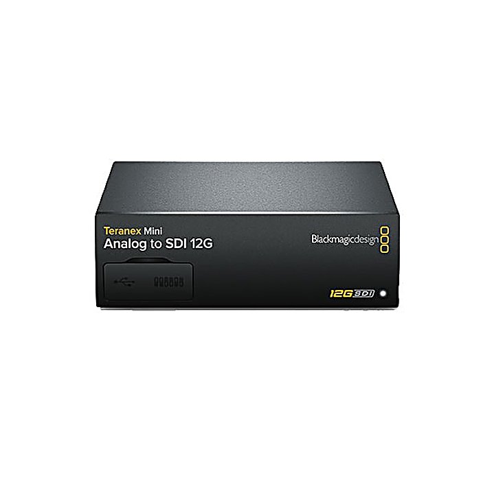 Blackmagic Design / Teranex Mini - Analog to SDI 12Gの事ならフレンズにご相談ください。 Blackmagic Design / Teranex Mini - Analog to SDI 12Gの特長！Blackmagic Design Teranex Mini - Analog to SDI 12G ビデオコンバーター Blackmagic Design / Teranex Mini - Analog to SDI 12Gのココが凄い！アナログビデオ信号を12G-SDI規格に変換するコンバーター。Betacam SPやVHSといった従来のアナログ機器からの映像を、SD・HD・Ultra HDの高品質なSDI信号に変換できます。 Blackmagic Design / Teranex Mini - Analog to SDI 12Gのメーカー説明 Blackmagic Design Teranex Mini - Analog to SDI 12Gブラックマジックデザイン テラネックス ミニ アナログ トゥ エスディーアイレガシー機器のアナログ出力を最新のSDI規格に対応させる変換ユニット。2160p60までの解像度に対応し、既存のアナログシステムを現代的なポストプロダクション環境へ統合させます。●主な特徴・Betacam SPやVHSなどのアナログ映像機器に対応・SD、HD、Ultra HDの各フォーマットに対応・2160p60までの高品質な変換を実現・12G-SDI出力【Blackmagic Design】映像・音声制作向けの専門機器メーカーとして、放送・映画・ポストプロダクション業界で信頼される企業です。 Blackmagic Design / Teranex Mini - Analog to SDI 12Gの仕様 分類：ビデオコンバーター変換方式：アナログ入力 ⇒ 12G-SDI出力対応解像度：2160p60対応国内正規品Blackmagic Design / Teranex Mini - Analog to SDI 12Gの事ならフレンズにご相談ください。 Blackmagic Design / Teranex Mini - Analog to SDI 12Gの特長！Blackmagic Design Teranex Mini - Analog to SDI 12G ビデオコンバーター Blackmagic Design / Teranex Mini - Analog to SDI 12Gのココが凄い！アナログビデオ信号を12G-SDI規格に変換するコンバーター。Betacam SPやVHSといった従来のアナログ機器からの映像を、SD・HD・Ultra HDの高品質なSDI信号に変換できます。 Blackmagic Design / Teranex Mini - Analog to SDI 12Gのメーカー説明 Blackmagic Design Teranex Mini - Analog to SDI 12Gブラックマジックデザイン テラネックス ミニ アナログ トゥ エスディーアイレガシー機器のアナログ出力を最新のSDI規格に対応させる変換ユニット。2160p60までの解像度に対応し、既存のアナログシステムを現代的なポストプロダクション環境へ統合させます。●主な特徴・Betacam SPやVHSなどのアナログ映像機器に対応・SD、HD、Ultra HDの各フォーマットに対応・2160p60までの高品質な変換を実現・12G-SDI出力【Blackmagic Design】映像・音声制作向けの専門機器メーカーとして、放送・映画・ポストプロダクション業界で信頼される企業です。 Blackmagic Design / Teranex Mini - Analog to SDI 12Gの仕様 分類：ビデオコンバーター変換方式：アナログ入力 ⇒ 12G-SDI出力対応解像度：2160p60対応国内正規品