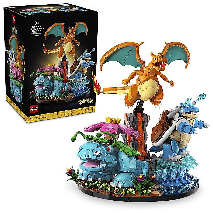 Pokemon Center(ポケモンセンター) / LEGO フシギバナ・リザードン・カメックス 組み立てキット（72153） 【2026年2月下旬以降順次発送予定】ブラックフライデー