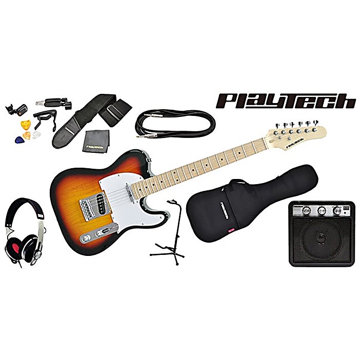 PLAYTECH(プレイテック) / TL250 Maple Sunburst ギター入門セット 3