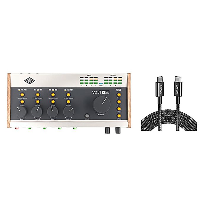 Universal Audio(ユニバーサルオーディオ) / Volt 476P USB Audio Type-C to Cケーブルセットの事ならフレンズにご相談ください。 Universal Audio(ユニバーサルオーディオ) / Volt 476P USB Audio Type-C to Cケーブルセットの特長！UNIVERSAL AUDIO Volt 476P USB Universal Audio(ユニバーサルオーディオ) / Volt 476P USB Audio Type-C to Cケーブルセットのココが凄い！UNIVERSAL AUDIOの高性能USBオーディオインターフェイス「VOLT 476P」とUSB-Cケーブルのセット。Vintage Mic Preampモードで温かみのあるサウンド特性を備えており、本格的なDTMやレコーディング環境の構築に適した機材です。 Universal Audio(ユニバーサルオーディオ) / Volt 476P USB Audio Type-C to Cケーブルセットのメーカー説明 UNIVERSAL AUDIO Volt 476P USB Audio Type-C to Cケーブルセットユニバーサルオーディオ ボルト476ピー ユーエスビー オーディオ インターフェイス タイプシー トゥー シーケーブルセット高性能なUSBオーディオインターフェイス「VOLT 476P」と、耐久性に優れた3.0m長のUSB-Cケーブルを組み合わせたセット商品です。ゆとりのあるケーブル長により、デスク周りの配置に柔軟に対応できます。Vintage Mic Preampモードにより、温かみのある音声録音が可能です。●主な特徴・UNIVERSAL AUDIOの高性能USBオーディオインターフェイス「VOLT 476P」を搭載・3.0m長の高耐久USB-Cケーブルを付属・Vintage Mic Preampモードで温かみのあるサウンドを実現・本格的なDTM・レコーディング環境の構築に対応・ケーブル長により配線の自由度が向上【UNIVERSAL AUDIO】プロフェッショナルなオーディオインター Universal Audio(ユニバーサルオーディオ) / Volt 476P USB Audio Type-C to Cケーブルセットの仕様 セット内容：VOLT 476P USB Audio Interface、USB-C to CケーブルUSB-Cケーブル長：3.0m接続方式：USB Type-CUniversal Audio(ユニバーサルオーディオ) / Volt 476P USB Audio Type-C to Cケーブルセットの事ならフレンズにご相談ください。 Universal Audio(ユニバーサルオーディオ) / Volt 476P USB Audio Type-C to Cケーブルセットの特長！UNIVERSAL AUDIO Volt 476P USB Universal Audio(ユニバーサルオーディオ) / Volt 476P USB Audio Type-C to Cケーブルセットのココが凄い！UNIVERSAL AUDIOの高性能USBオーディオインターフェイス「VOLT 476P」とUSB-Cケーブルのセット。Vintage Mic Preampモードで温かみのあるサウンド特性を備えており、本格的なDTMやレコーディング環境の構築に適した機材です。 Universal Audio(ユニバーサルオーディオ) / Volt 476P USB Audio Type-C to Cケーブルセットのメーカー説明 UNIVERSAL AUDIO Volt 476P USB Audio Type-C to Cケーブルセットユニバーサルオーディオ ボルト476ピー ユーエスビー オーディオ インターフェイス タイプシー トゥー シーケーブルセット高性能なUSBオーディオインターフェイス「VOLT 476P」と、耐久性に優れた3.0m長のUSB-Cケーブルを組み合わせたセット商品です。ゆとりのあるケーブル長により、デスク周りの配置に柔軟に対応できます。Vintage Mic Preampモードにより、温かみのある音声録音が可能です。●主な特徴・UNIVERSAL AUDIOの高性能USBオーディオインターフェイス「VOLT 476P」を搭載・3.0m長の高耐久USB-Cケーブルを付属・Vintage Mic Preampモードで温かみのあるサウンドを実現・本格的なDTM・レコーディング環境の構築に対応・ケーブル長により配線の自由度が向上【UNIVERSAL AUDIO】プロフェッショナルなオーディオインターフェイスとプラグインソフトウェアの開発・製造を手掛ける企業です。 Universal Audio(ユニバーサルオーディオ) / Volt 476P USB Audio Type-C to Cケーブルセットの仕様 セット内容：VOLT 476P USB Audio Interface、USB-C to CケーブルUSB-Cケーブル長：3.0m接続方式：USB Type-C