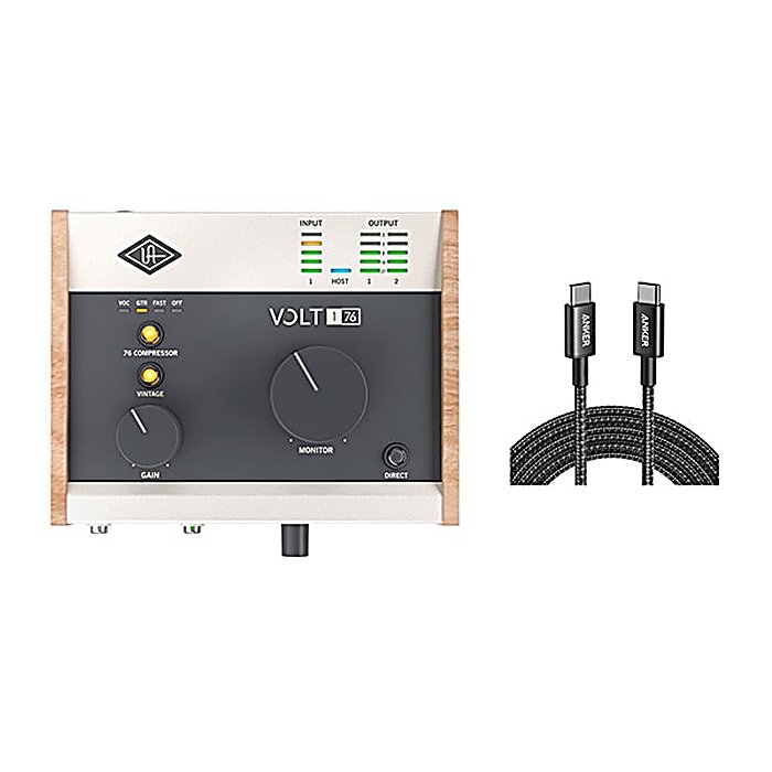 Universal Audio(ユニバーサルオーディオ) / Volt 176 USB Audio Type-C to Cケーブルセットの事ならフレンズにご相談ください。 Universal Audio(ユニバーサルオーディオ) / Volt 176 USB Audio Type-C to Cケーブルセットの特長！UNIVERSAL AUDIO Volt 176 USB A Universal Audio(ユニバーサルオーディオ) / Volt 176 USB Audio Type-C to Cケーブルセットのココが凄い！UNIVERSAL AUDIOのUSBオーディオインターフェイスと、高耐久性のUSB-Cケーブルをセットにしました。3.0mの長さで配置の自由度が高く、デスク環境の構築がしやすくなります。 Universal Audio(ユニバーサルオーディオ) / Volt 176 USB Audio Type-C to Cケーブルセットのメーカー説明 UNIVERSAL AUDIO Volt 176 USB Audio Type-C to Cケーブルセットゆにばーさるおーでぃお ぼると 176 ゆーえすびー おーでぃお いんたーふぇいす たいぷしー つー しーけーぶるせっとUNIVERSAL AUDIOのUSBオーディオインターフェイス「Volt 176」に、3.0mの高耐久USB-Cケーブルをセットにした商品です。十分な長さのケーブルによって、コンピューターとの接続時の取り回しが容易で、デスク周りのレイアウトに余裕が生まれます。●主な特徴・3.0mの高耐久USB-Cケーブルを付属・PCとの接続時に取り回しやすい・デスク周りの配置自由度を高める【UNIVERSAL AUDIO】プロフェッショナルオーディオプロダクション向けハードウェア・ソフトウェアのメーカーです。 Universal Audio(ユニバーサルオーディオ) / Volt 176 USB Audio Type-C to Cケーブルセットの仕様 分類：DTM・DAW > オーディオインターフェイス > USB接続オーディオインターフェイス付属品：USB Type-C to Cケーブル（3.0m）ケーブル長：3.0mUniversal Audio(ユニバーサルオーディオ) / Volt 176 USB Audio Type-C to Cケーブルセットの事ならフレンズにご相談ください。 Universal Audio(ユニバーサルオーディオ) / Volt 176 USB Audio Type-C to Cケーブルセットの特長！UNIVERSAL AUDIO Volt 176 USB A Universal Audio(ユニバーサルオーディオ) / Volt 176 USB Audio Type-C to Cケーブルセットのココが凄い！UNIVERSAL AUDIOのUSBオーディオインターフェイスと、高耐久性のUSB-Cケーブルをセットにしました。3.0mの長さで配置の自由度が高く、デスク環境の構築がしやすくなります。 Universal Audio(ユニバーサルオーディオ) / Volt 176 USB Audio Type-C to Cケーブルセットのメーカー説明 UNIVERSAL AUDIO Volt 176 USB Audio Type-C to Cケーブルセットゆにばーさるおーでぃお ぼると 176 ゆーえすびー おーでぃお いんたーふぇいす たいぷしー つー しーけーぶるせっとUNIVERSAL AUDIOのUSBオーディオインターフェイス「Volt 176」に、3.0mの高耐久USB-Cケーブルをセットにした商品です。十分な長さのケーブルによって、コンピューターとの接続時の取り回しが容易で、デスク周りのレイアウトに余裕が生まれます。●主な特徴・3.0mの高耐久USB-Cケーブルを付属・PCとの接続時に取り回しやすい・デスク周りの配置自由度を高める【UNIVERSAL AUDIO】プロフェッショナルオーディオプロダクション向けハードウェア・ソフトウェアのメーカーです。 Universal Audio(ユニバーサルオーディオ) / Volt 176 USB Audio Type-C to Cケーブルセットの仕様 分類：DTM・DAW > オーディオインターフェイス > USB接続オーディオインターフェイス付属品：USB Type-C to Cケーブル（3.0m）ケーブル長：3.0m