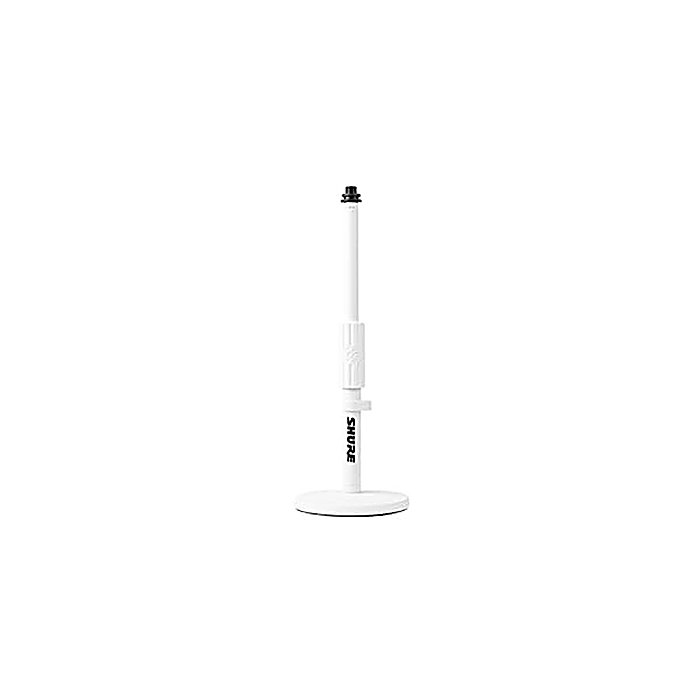 SHURE BY GATOR(シュア バイ ゲイター) / SH-DESKTOP1-Wの事ならフレンズにご相談ください。 SHURE BY GATOR(シュア バイ ゲイター) / SH-DESKTOP1-Wの特長！SHURE BY GATOR SH-DESKTOP1-W 卓上マイクスタンド SHURE BY GATOR(シュア バイ ゲイター) / SH-DESKTOP1-Wのココが凄い！デスクトップ環境でのマイク設置に対応した卓上型スタンド。安定した丸型ベースと高さ調節機構を備え、レコーディングやライブ配信など様々な用途で活躍します。 SHURE BY GATOR(シュア バイ ゲイター) / SH-DESKTOP1-Wのメーカー説明 SHURE BY GATOR SH-DESKTOP1-Wシュア バイ ゲイター机上での使用を想定したデスクトップマイクスタンドです。直径6インチの丸型ベースが安定した設置を実現し、ツイストクラッチ機構により高さを自由に調節できます。●主な特徴・6インチ丸型ベース採用・高さ調節用ツイストクラッチ搭載【SHURE BY GATOR】SHUREは世界を代表するマイクロフォンメーカーであり、GATOR製品とコラボレーションした機材を展開しています。 SHURE BY GATOR(シュア バイ ゲイター) / SH-DESKTOP1-Wの仕様 ■卓上マイクスタンドベース形状：丸型（6インチ）高さ調節：ツイストクラッチ式発売予定日：2026年1月SHURE BY GATOR(シュア バイ ゲイター) / SH-DESKTOP1-Wの事ならフレンズにご相談ください。 SHURE BY GATOR(シュア バイ ゲイター) / SH-DESKTOP1-Wの特長！SHURE BY GATOR SH-DESKTOP1-W 卓上マイクスタンド SHURE BY GATOR(シュア バイ ゲイター) / SH-DESKTOP1-Wのココが凄い！デスクトップ環境でのマイク設置に対応した卓上型スタンド。安定した丸型ベースと高さ調節機構を備え、レコーディングやライブ配信など様々な用途で活躍します。 SHURE BY GATOR(シュア バイ ゲイター) / SH-DESKTOP1-Wのメーカー説明 SHURE BY GATOR SH-DESKTOP1-Wシュア バイ ゲイター机上での使用を想定したデスクトップマイクスタンドです。直径6インチの丸型ベースが安定した設置を実現し、ツイストクラッチ機構により高さを自由に調節できます。●主な特徴・6インチ丸型ベース採用・高さ調節用ツイストクラッチ搭載【SHURE BY GATOR】SHUREは世界を代表するマイクロフォンメーカーであり、GATOR製品とコラボレーションした機材を展開しています。 SHURE BY GATOR(シュア バイ ゲイター) / SH-DESKTOP1-Wの仕様 ■卓上マイクスタンドベース形状：丸型（6インチ）高さ調節：ツイストクラッチ式発売予定日：2026年1月