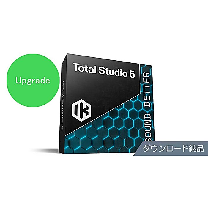 IK Multimedia(アイケーマルチメディア) / Total Studio 5 Upgradeの事ならフレンズにご相談ください。IK Multimedia(アイケーマルチメディア) / Total Studio 5 Upgradeセット商品一覧Total Studio 5 UpgradeTotal Studio 5 Pro V2 Upgrade IK Multimedia(アイケーマルチメディア) / Total Studio 5 Upgradeの特長！IK MULTIMEDIA Total Studio 5 Upgrade マルチ音源 IK Multimedia(アイケーマルチメディア) / Total Studio 5 Upgradeのココが凄い！IK Multimediaのソフトウェア・スイートをお手頃な価格で一括導入できるアップグレード版。ダウンロード納品で即座に使用開始できます。 IK Multimedia(アイケーマルチメディア) / Total Studio 5 Upgradeのメーカー説明 IK MULTIMEDIA Total Studio 5 Upgradeアイケーマルチメディア トータルスタジオ5 アップグレードIK Multimediaが提供するソフトウェア・スイート製品です。充実した機能を手頃な価格で導入できるアップグレード版となっています。ダウンロード納品で、購入後すぐにご使用いただけます。●主な特徴・IK Multimediaソフトウェア・スイートを網羅・リーズナブルな価格設定・ダウンロード納品で即座に利用開始可能【IK MULTIMEDIA】1996年創立のイタリアン・ソフトウェアハウス。DAWやプラグイン、ハードウェア・インターフェイスなど、プロダクション・ツールの開発を手がけています。 IK Multimedia(アイケーマルチメディア) / Total Studio 5 Upgradeの仕様 分類：ソフトウェア音源納品方式：ダウンロードIK Multimedia(アイケーマルチメディア) / Total Studio 5 Upgradeの事ならフレンズにご相談ください。 IK Multimedia(アイケーマルチメディア) / Total Studio 5 Upgradeの特長！IK MULTIMEDIA Total Studio 5 Upgrade マルチ音源 IK Multimedia(アイケーマルチメディア) / Total Studio 5 Upgradeのココが凄い！IK Multimediaのソフトウェア・スイートをお手頃な価格で一括導入できるアップグレード版。ダウンロード納品で即座に使用開始できます。 IK Multimedia(アイケーマルチメディア) / Total Studio 5 Upgradeのメーカー説明 IK MULTIMEDIA Total Studio 5 Upgradeアイケーマルチメディア トータルスタジオ5 アップグレードIK Multimediaが提供するソフトウェア・スイート製品です。充実した機能を手頃な価格で導入できるアップグレード版となっています。ダウンロード納品で、購入後すぐにご使用いただけます。●主な特徴・IK Multimediaソフトウェア・スイートを網羅・リーズナブルな価格設定・ダウンロード納品で即座に利用開始可能【IK MULTIMEDIA】1996年創立のイタリアン・ソフトウェアハウス。DAWやプラグイン、ハードウェア・インターフェイスなど、プロダクション・ツールの開発を手がけています。 IK Multimedia(アイケーマルチメディア) / Total Studio 5 Upgradeの仕様 分類：ソフトウェア音源納品方式：ダウンロード