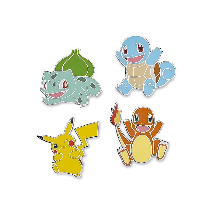 【メール便／送料無料】 Pokemon Center(ポケモンセンター) / フシギダネ ヒトカゲ ゼニガメ ピカチュウ ピン 4個セット新生活応援【メール便／送料無料】
