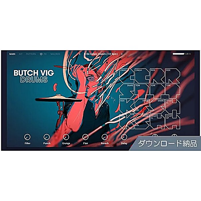NATIVE INSTRUMENTS(ネイティブインストゥルメンツ) / Play Series - Butch Vig Drums ダウンロード納品の事ならフレンズにご相談ください。 NATIVE INSTRUMENTS(ネイティブインストゥルメンツ) / Play Series - Butch Vig Drums ダウンロード納品の特長！Native Instruments Play Series NATIVE INSTRUMENTS(ネイティブインストゥルメンツ) / Play Series - Butch Vig Drums ダウンロード納品のココが凄い！プロデューサーButch Vigシグネチャーの、存在感あるドラム音源。ダウンロード納品で即座に利用開始できます。 NATIVE INSTRUMENTS(ネイティブインストゥルメンツ) / Play Series - Butch Vig Drums ダウンロード納品のメーカー説明 Native Instruments Play Series - Butch Vig Drums ダウンロード納品ネイティブインストゥルメンツ プレイシリーズ ブッチヴィグドラムスプロデューサーButch Vigが監修したドラム音源。幅広い音楽制作シーンに対応する迫力のサウンドが特徴です。デジタルダウンロード形式で提供されます。●主な特徴・ハイブリッド構成によるドラム音源・Butch Vigのシグネチャーモデル・ダウンロード納品Native Instrumentsは、プロフェッショナルなDTM制作環境に必要なソフトウェア音源とコントローラーを開発するドイツのメーカーです。 NATIVE INSTRUMENTS(ネイティブインストゥルメンツ) / Play Series - Butch Vig Drums ダウンロード納品の仕様 種類：ドラム・パーカッション音源納品形式：ダウンロードNATIVE INSTRUMENTS(ネイティブインストゥルメンツ) / Play Series - Butch Vig Drums ダウンロード納品の事ならフレンズにご相談ください。 NATIVE INSTRUMENTS(ネイティブインストゥルメンツ) / Play Series - Butch Vig Drums ダウンロード納品の特長！Native Instruments Play Series NATIVE INSTRUMENTS(ネイティブインストゥルメンツ) / Play Series - Butch Vig Drums ダウンロード納品のココが凄い！プロデューサーButch Vigシグネチャーの、存在感あるドラム音源。ダウンロード納品で即座に利用開始できます。 NATIVE INSTRUMENTS(ネイティブインストゥルメンツ) / Play Series - Butch Vig Drums ダウンロード納品のメーカー説明 Native Instruments Play Series - Butch Vig Drums ダウンロード納品ネイティブインストゥルメンツ プレイシリーズ ブッチヴィグドラムスプロデューサーButch Vigが監修したドラム音源。幅広い音楽制作シーンに対応する迫力のサウンドが特徴です。デジタルダウンロード形式で提供されます。●主な特徴・ハイブリッド構成によるドラム音源・Butch Vigのシグネチャーモデル・ダウンロード納品Native Instrumentsは、プロフェッショナルなDTM制作環境に必要なソフトウェア音源とコントローラーを開発するドイツのメーカーです。 NATIVE INSTRUMENTS(ネイティブインストゥルメンツ) / Play Series - Butch Vig Drums ダウンロード納品の仕様 種類：ドラム・パーカッション音源納品形式：ダウンロード