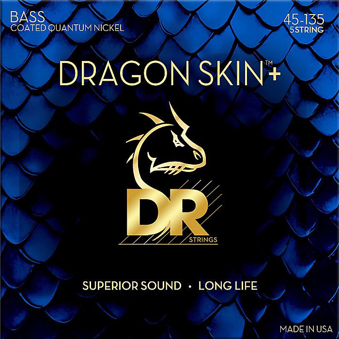 【メール便/送料無料】 DR(ディーアール) / DRAGON SKIN+Quantum Nickel for Bass DBQ5-135 (MEDIUM TO...
