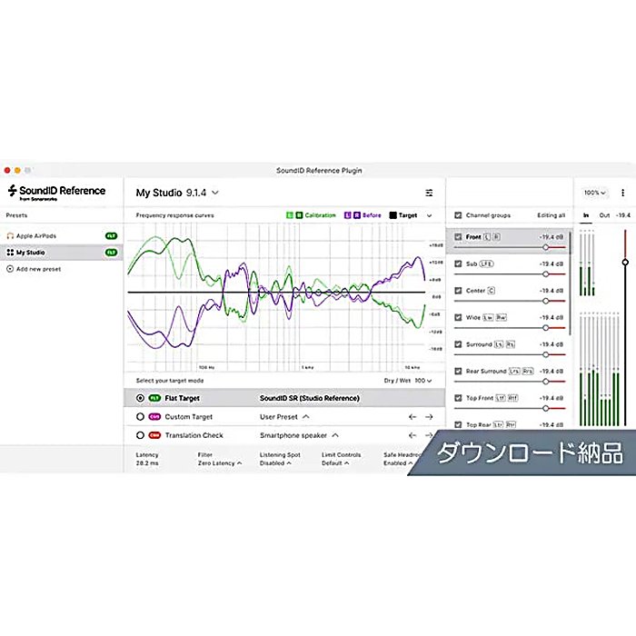 Sonarworks(ソナーワークス) / SoundID Reference for Multichannel ダウンロード納品の事ならフレンズにご相談ください。 Sonarworks(ソナーワークス) / SoundID Reference for Multichannel ダウンロード納品の特長！Sonarworks SoundID Reference f Sonarworks(ソナーワークス) / SoundID Reference for Multichannel ダウンロード納品のココが凄い！マルチチャンネル対応のリファレンスモニタリングプラグイン。ステレオからアトモス対応システムまで幅広いスピーカー構成に対応し、480以上のヘッドホンモデルも含めた正確なキャリブレーション環境を実現できます。 Sonarworks(ソナーワークス) / SoundID Reference for Multichannel ダウンロード納品のメーカー説明 Sonarworks SoundID Reference for Multichannel ダウンロード納品ソナーワークス サウンドアイディー リファレンス フォー マルチチャンネルステレオシステムからアトモス対応の9.1.6マルチチャンネルセットアップまで、様々なスピーカー構成に対応した精密なリファレンスモニタリングを実現するプラグインです。ヘッドホンリスニング環境にも対応し、スピーカーとヘッドホンの間で統一されたリファレンスサウンドを構築できます。●主な特徴・ステレオから9.1.6アトモスシステムまでのスピーカー構成に対応・480以上のヘッドホンモデルのキャリブレーションデータに対応・スピーカーとヘッドホンで一貫したリファレンスサウンドを実現・信頼性の高い正確なモニタリング環境を提供【Sonarworks】リスニング環境を計測・補正するソフトウェアソリューションのプロバイダーです。 Sonarworks(ソナーワークス) / SoundID Reference for Multichannel ダウンロード納品の仕様 ■マルチチャンネルリファレンスプラグイン対応スピーカー構成：ステレオ～9.1.6アトモスシステム対応ヘッドホンモデル：480以上納品形式：ダウンロードSonarworks(ソナーワークス) / SoundID Reference for Multichannel ダウンロード納品の事ならフレンズにご相談ください。 Sonarworks(ソナーワークス) / SoundID Reference for Multichannel ダウンロード納品の特長！Sonarworks SoundID Reference f Sonarworks(ソナーワークス) / SoundID Reference for Multichannel ダウンロード納品のココが凄い！マルチチャンネル対応のリファレンスモニタリングプラグイン。ステレオからアトモス対応システムまで幅広いスピーカー構成に対応し、480以上のヘッドホンモデルも含めた正確なキャリブレーション環境を実現できます。 Sonarworks(ソナーワークス) / SoundID Reference for Multichannel ダウンロード納品のメーカー説明 Sonarworks SoundID Reference for Multichannel ダウンロード納品ソナーワークス サウンドアイディー リファレンス フォー マルチチャンネルステレオシステムからアトモス対応の9.1.6マルチチャンネルセットアップまで、様々なスピーカー構成に対応した精密なリファレンスモニタリングを実現するプラグインです。ヘッドホンリスニング環境にも対応し、スピーカーとヘッドホンの間で統一されたリファレンスサウンドを構築できます。●主な特徴・ステレオから9.1.6アトモスシステムまでのスピーカー構成に対応・480以上のヘッドホンモデルのキャリブレーションデータに対応・スピーカーとヘッドホンで一貫したリファレンスサウンドを実現・信頼性の高い正確なモニタリング環境を提供【Sonarworks】リスニング環境を計測・補正するソフトウェアソリューションのプロバイダーです。 Sonarworks(ソナーワークス) / SoundID Reference for Multichannel ダウンロード納品の仕様 ■マルチチャンネルリファレンスプラグイン対応スピーカー構成：ステレオ～9.1.6アトモスシステム対応ヘッドホンモデル：480以上納品形式：ダウンロード